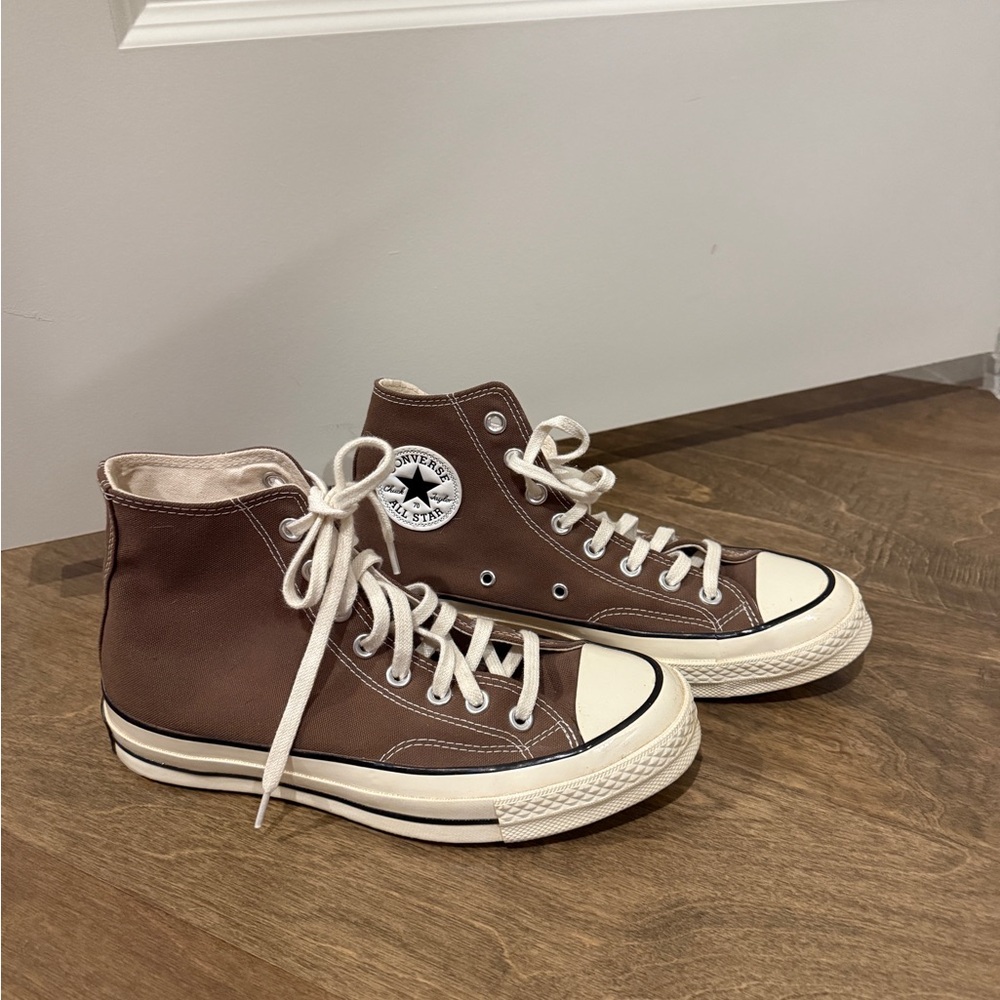 Converse Brown High-Top Sneakers